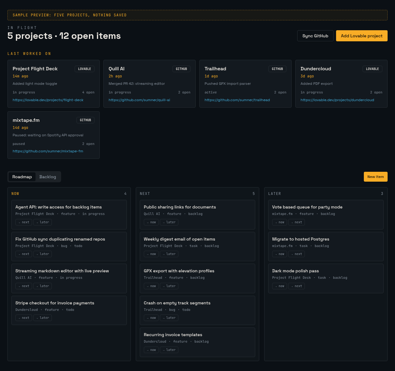 VibeATC website preview